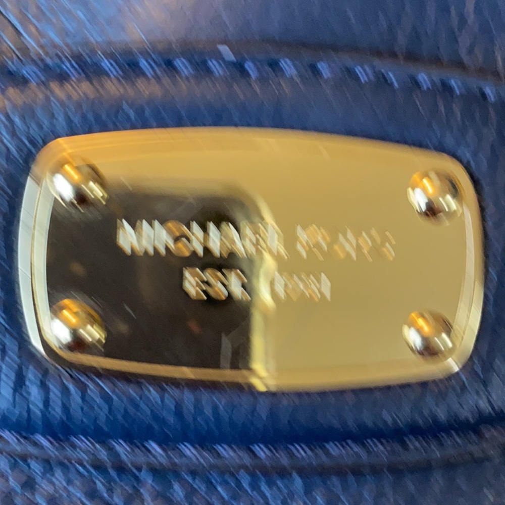 Gently usedBlue Michael Kors purse - Picture 2 of 4